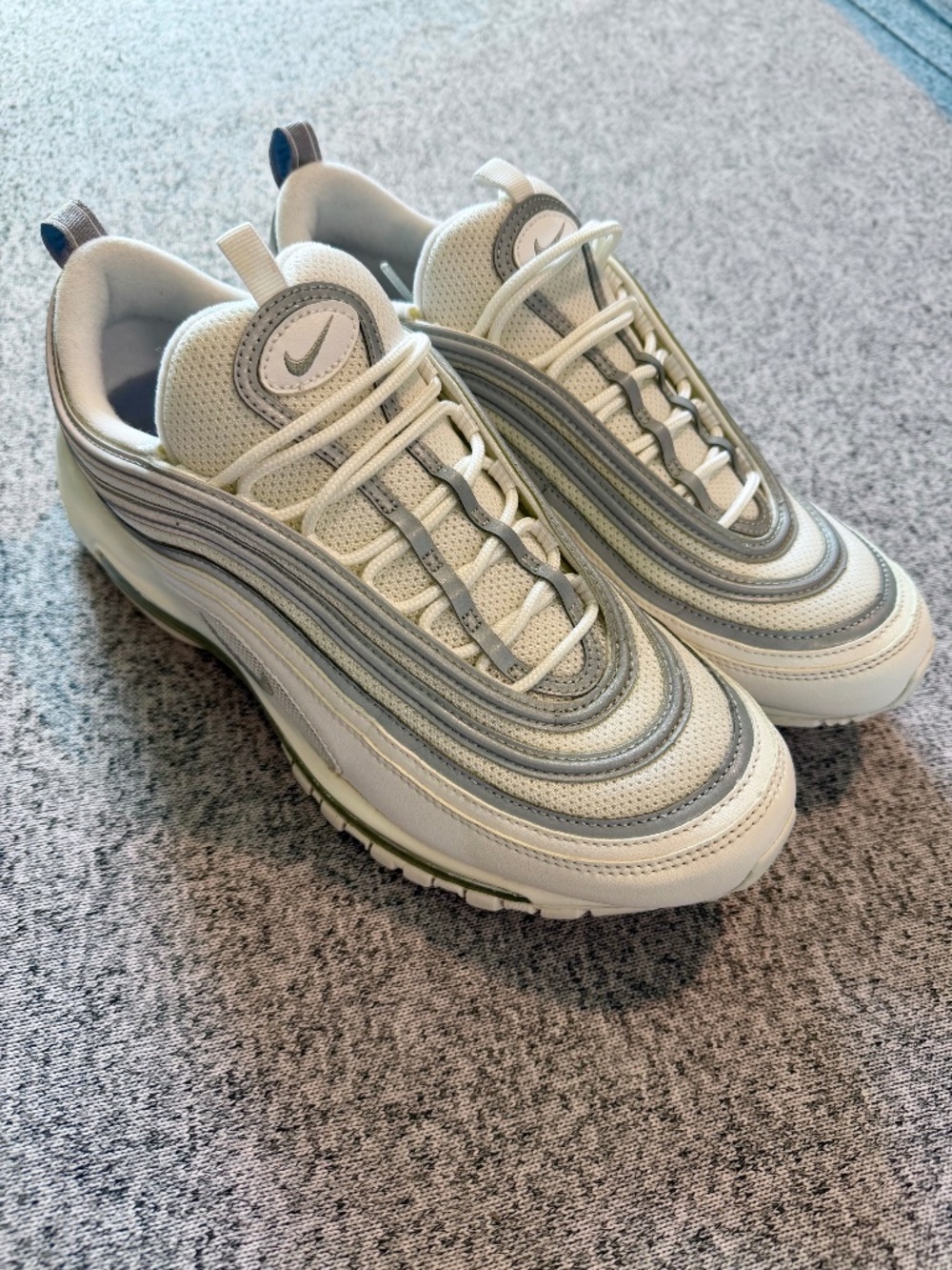 Nike Air Max 97 White Reflect Silver Men's Size 11